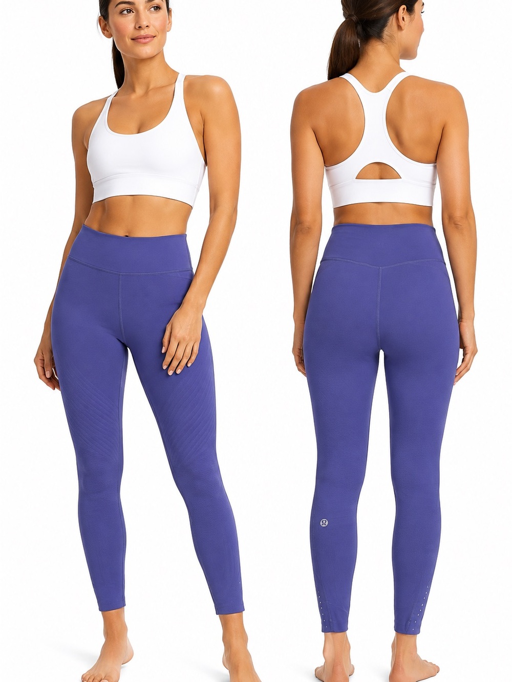 lululemon athletica High-Waist Violet/Blue Leggings size 12